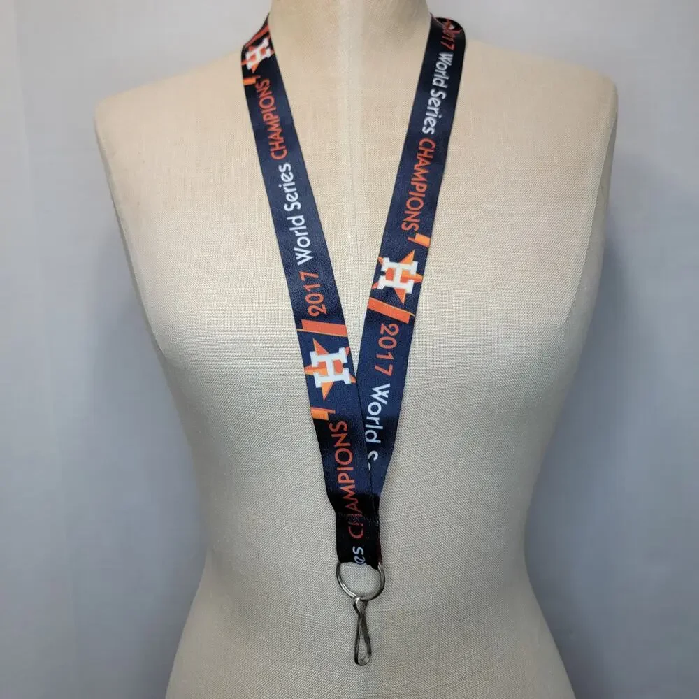 Set of 2 Houston Astros World Series Lanyards: 2017 & 2018